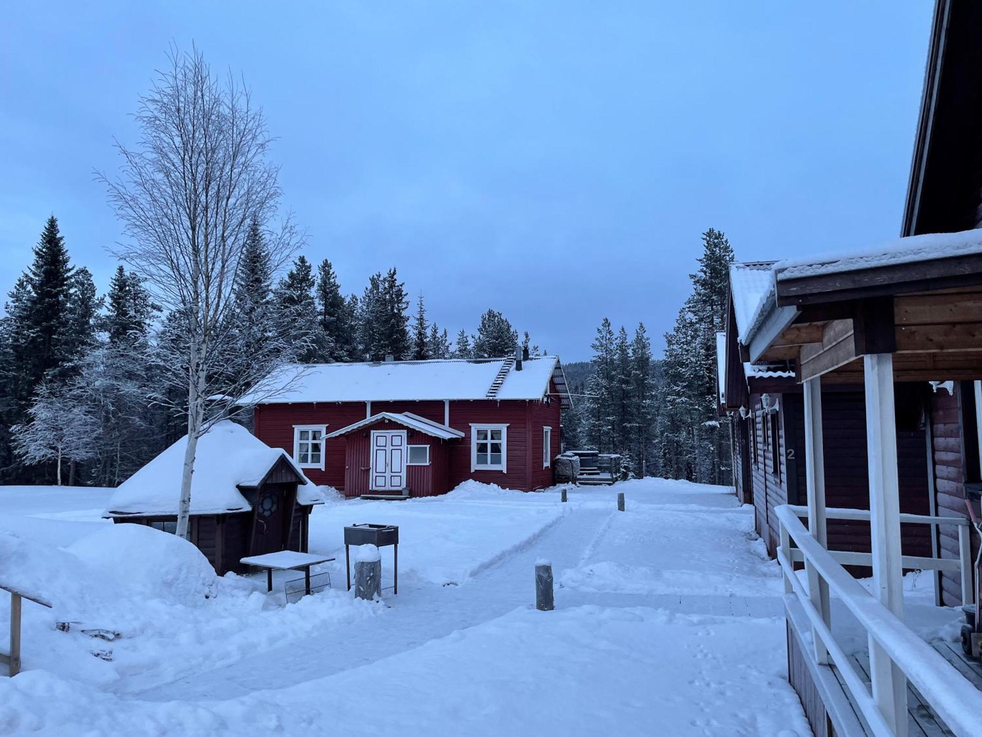 Skogen-Lodge Koskullskulle Luaran gambar